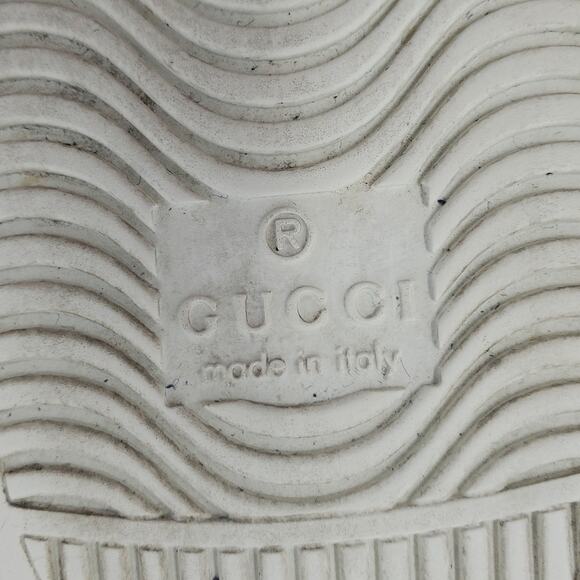 Gucci GG Supreme Monogram Logo Strawberry Lace Up Sneaker 433900 Size 37 US 7 - Picture 11 of 12